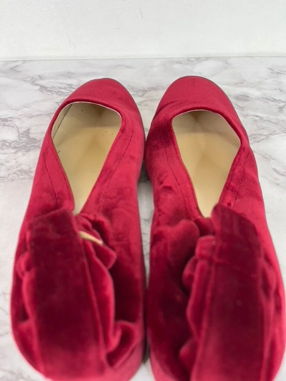 Everlane Women's The Italian Leather Red Heel Size 9.5